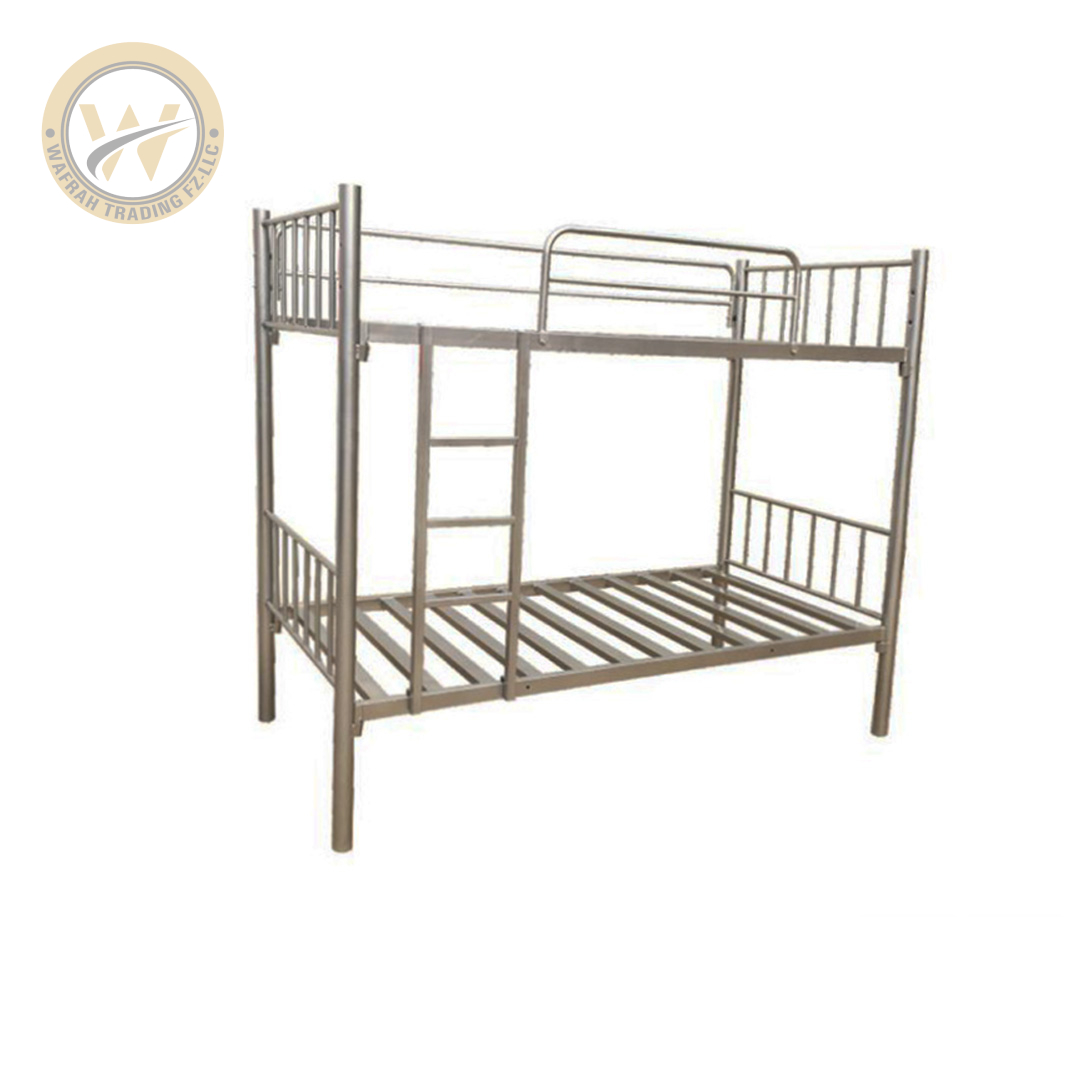 Heavy Duty Silver – Greay Bunk Bed 36Kg